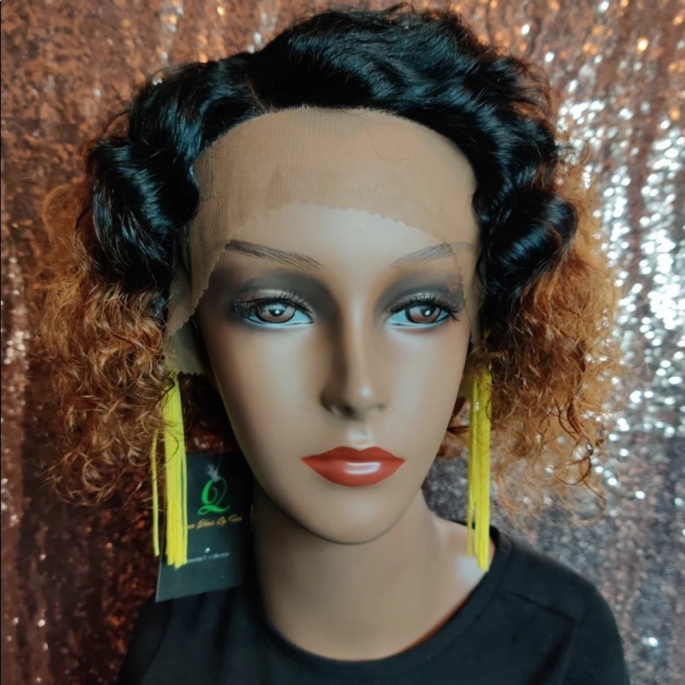 Lace front wig